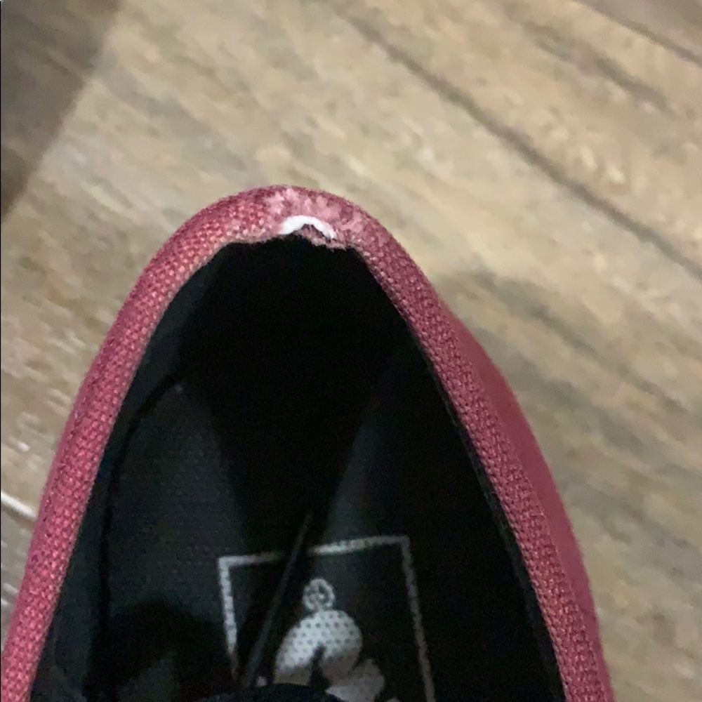 Gently Used Maroon Vans - Picture 6 of 6
